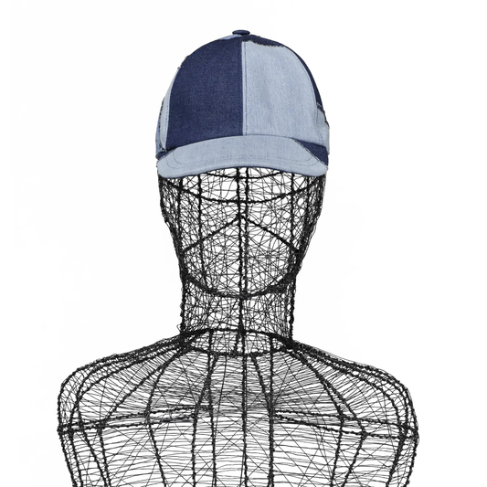 Baseball in denim patchwork chiaro KOI COLLECTION