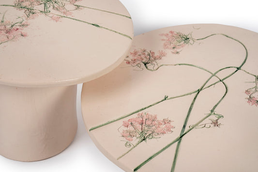 Set di 2 alzate botaniche