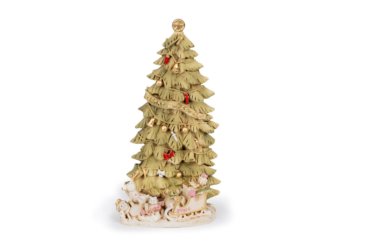 Albero di Natale su slitta