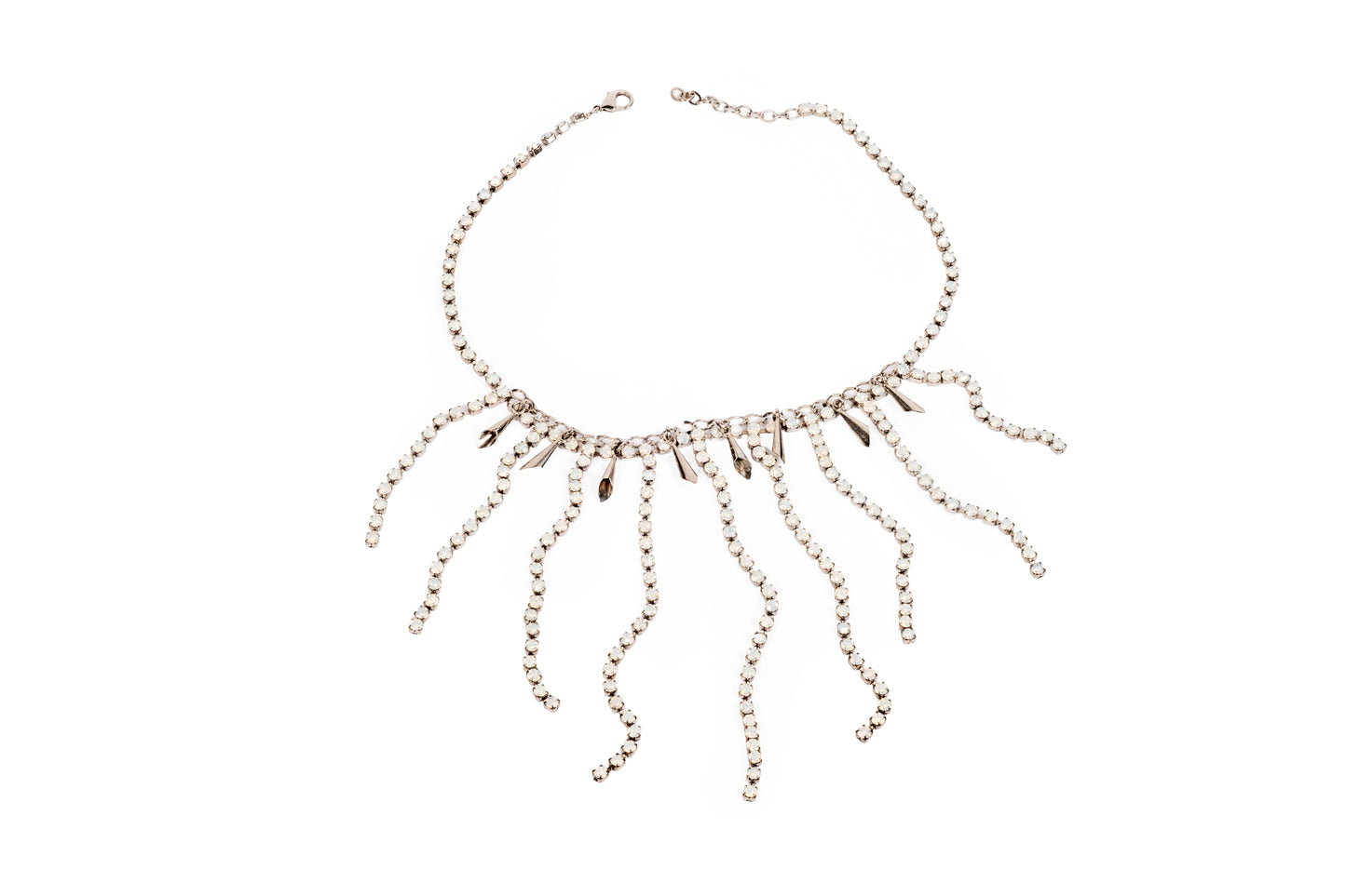 Collier cristalli con pendenti