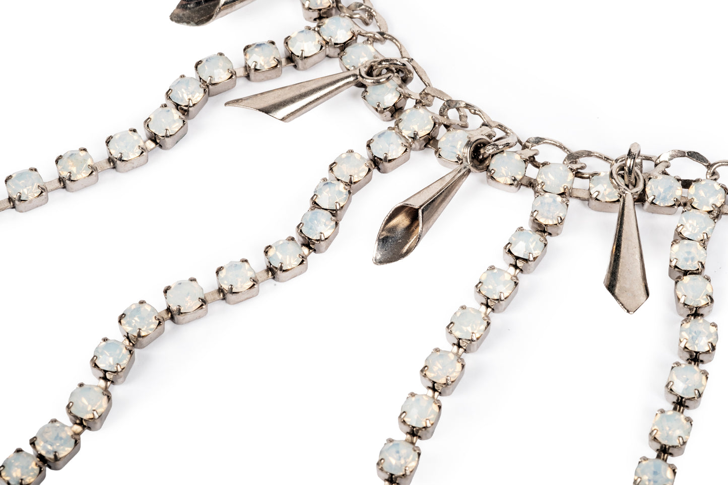 Collier cristalli con pendenti