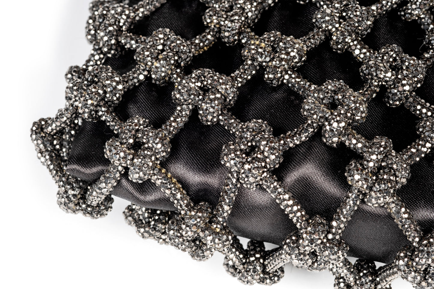 Borsa a rete in strass