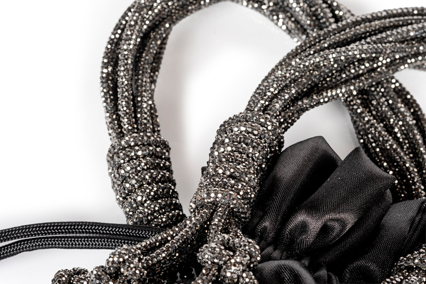 Borsa a rete in strass