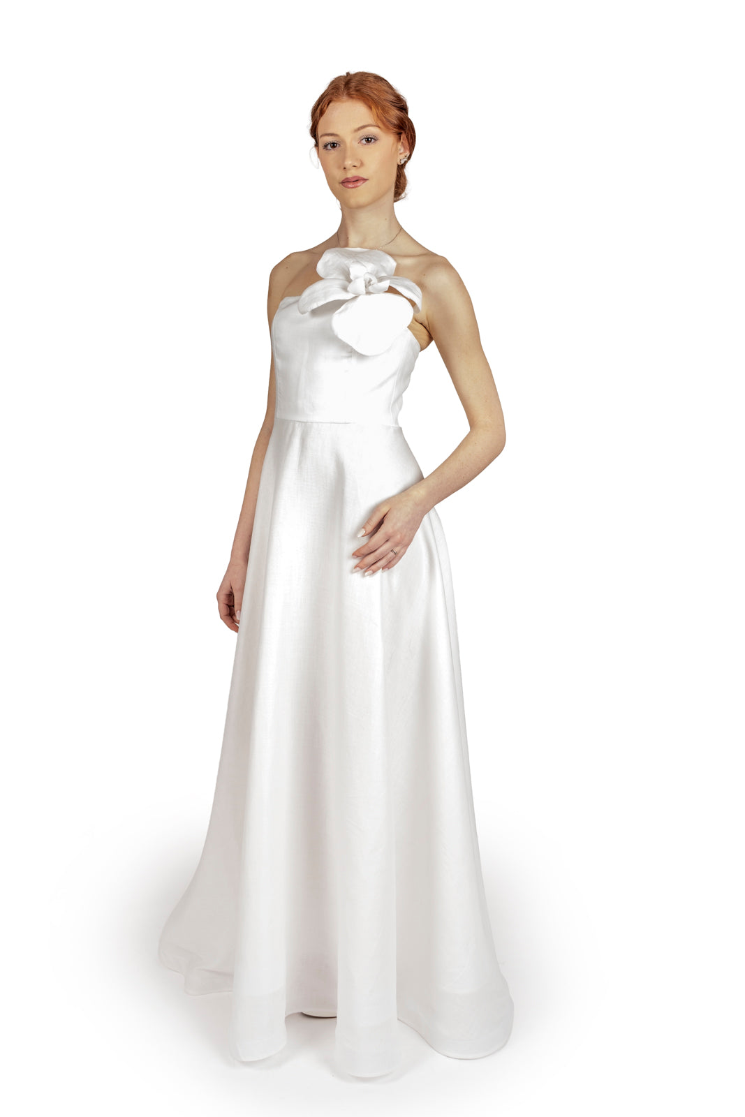 Abito da sposa in lino