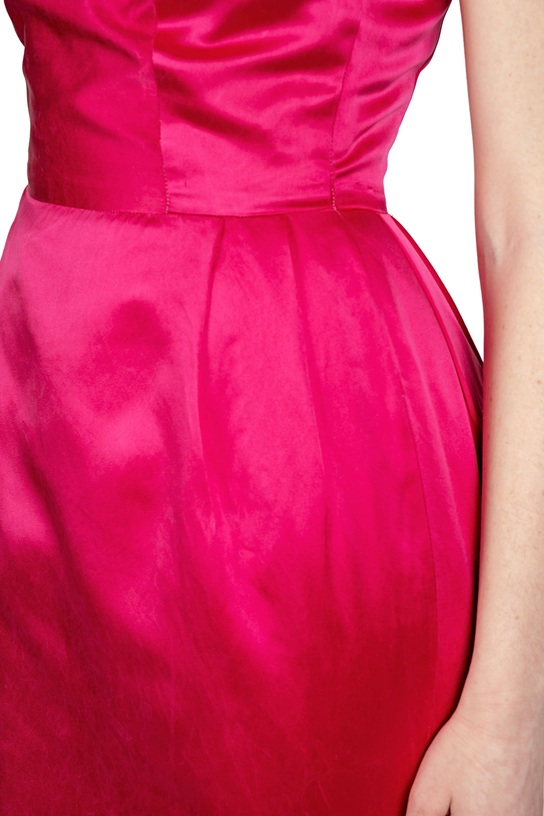 Abito lungo Betzy in shantung