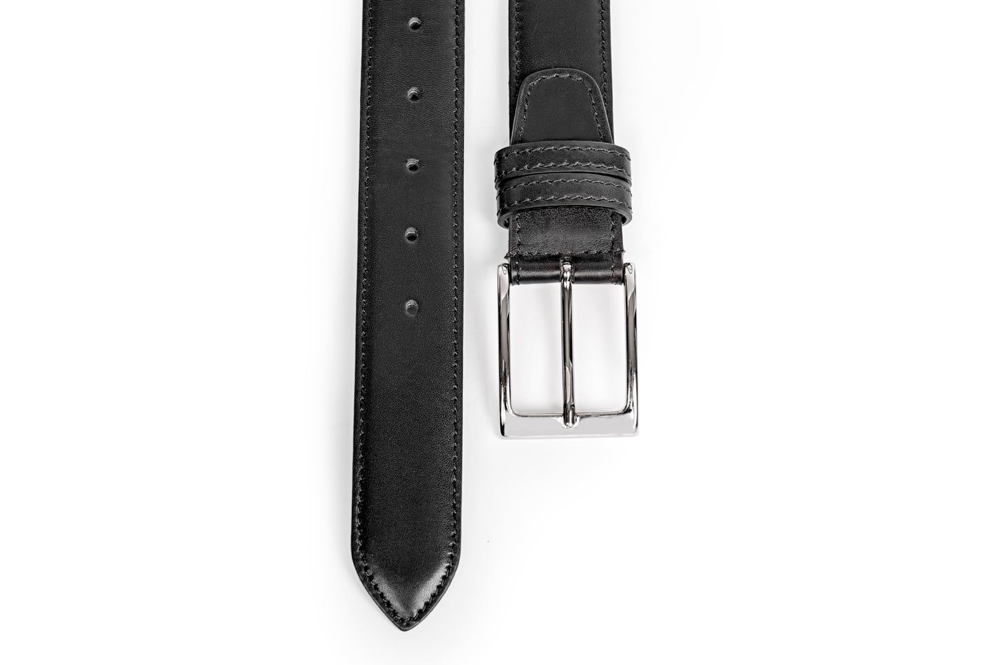 Cintura uomo in vitello nero