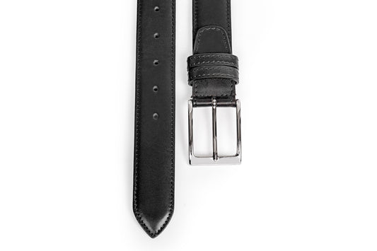 Cintura uomo in vitello nero