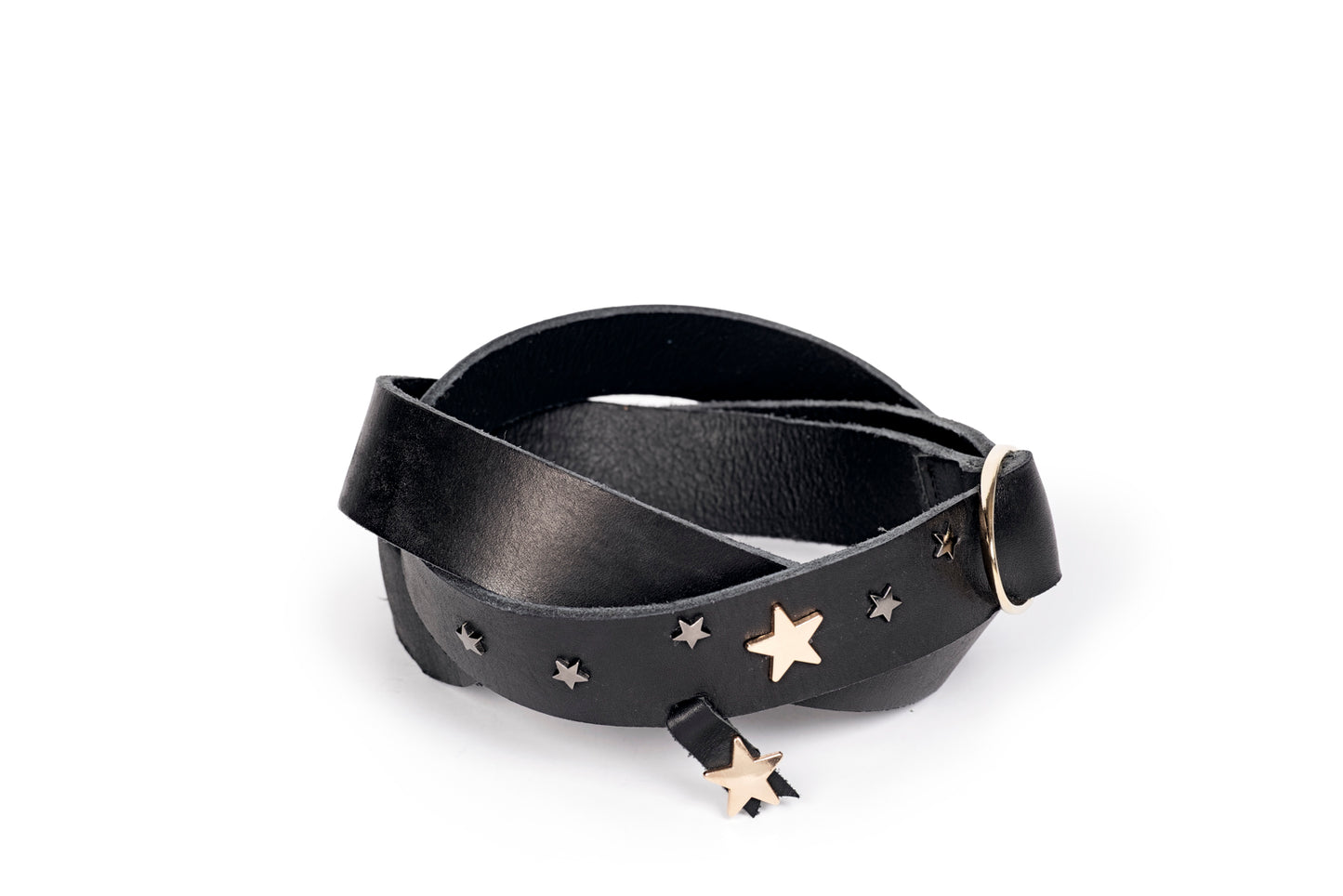 Cintura stellare donna in cuoio