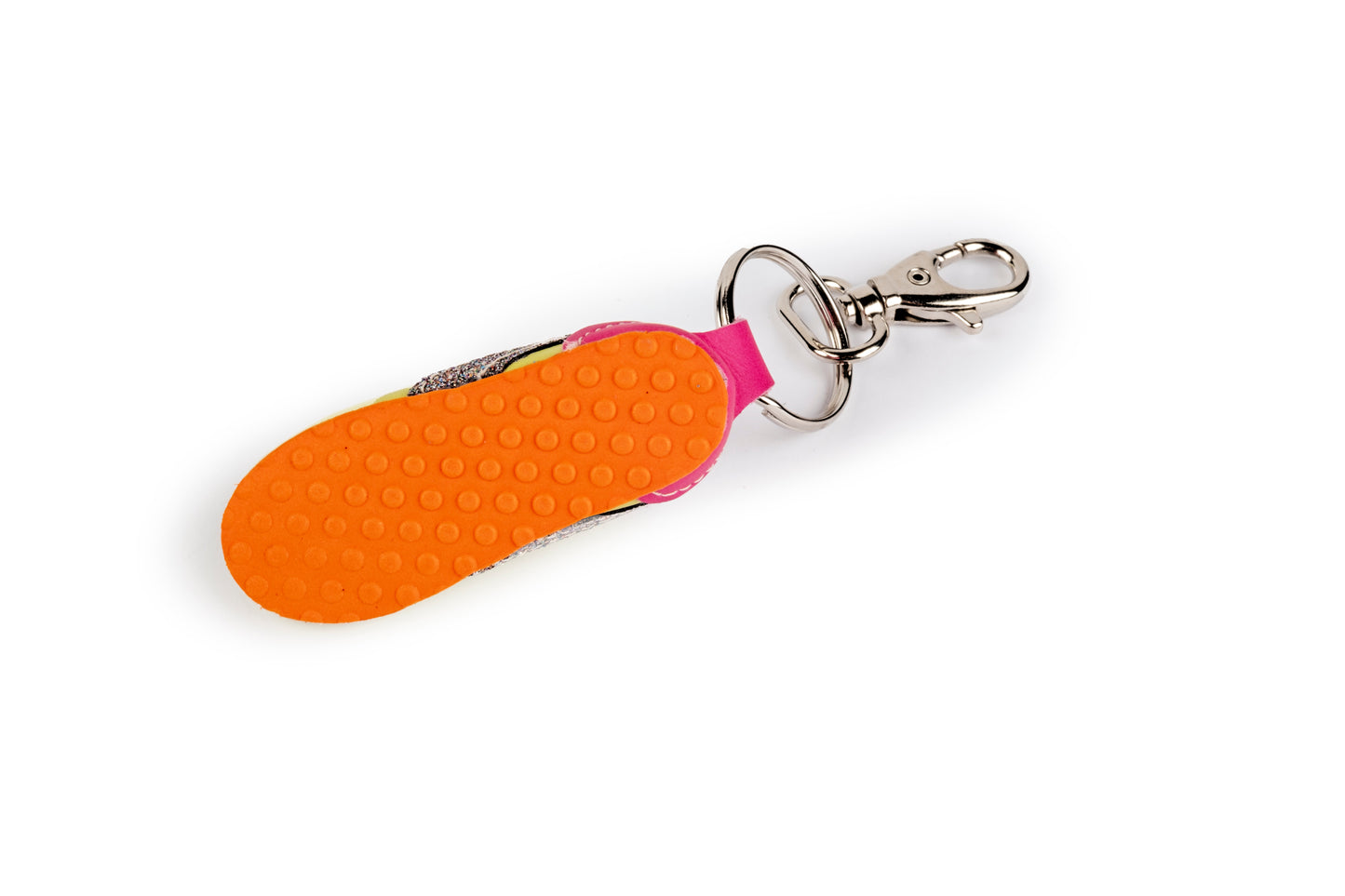 Multicolor tennis shoe keychain