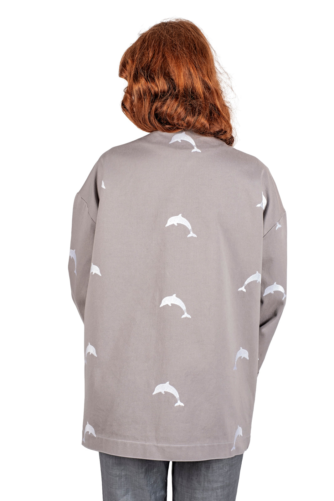 Kimono Dauphin giacca sartoriale in cotone e seta